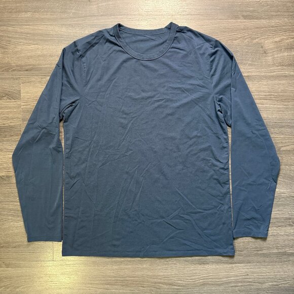 Lululemon Men's The Fundamental Long Sleeve Shirt - Oil Grey - Picture 2 of 5